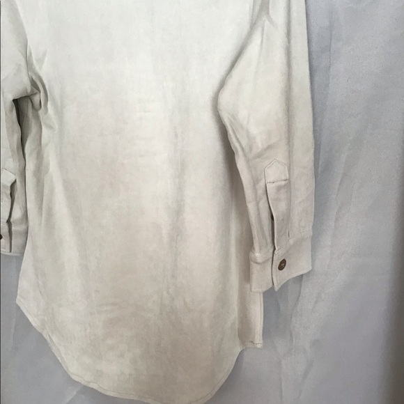 Gretchen Scott Designs suede top NWT - Picture 6 of 7